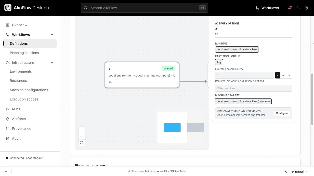 Assign a runtime, duration, and target